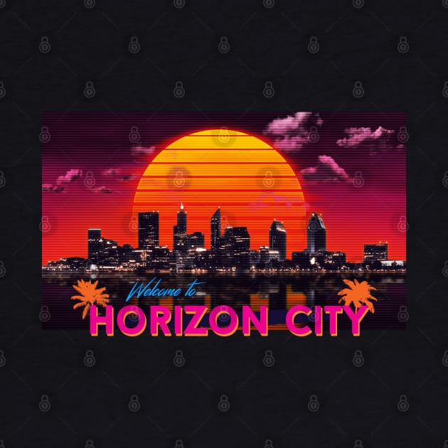 Welcome to Horizon City by patrickkingart